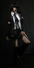 Шорты TROUSERS Punk Rave Q-129/BK - маленькая картинка