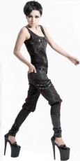 Брюки TROUSERS Punk Rave K-150/BK-RD - маленькая картинка