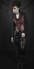 Жакет JACKET Punk Rave Y-369/BK-RD - маленькая картинка