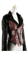 Жакет JACKET Punk Rave Y-369/BK-RD - маленькая картинка