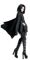 Пончо JACKET Punk Rave Y-423/BK - маленькая картинка