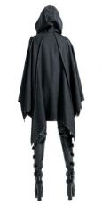 Пончо JACKET Punk Rave Y-423/BK - маленькая картинка