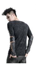 ЛОНГСЛИВ T-SHIRT Punk Rave T-303/BK - маленькая картинка