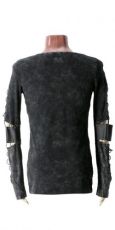 ЛОНГСЛИВ T-SHIRT Punk Rave T-303/BK - маленькая картинка