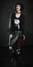 Юбка SKIRT Punk Rave Q-165/RD - маленькая картинка