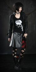 Юбка SKIRT Punk Rave Q-165/RD - маленькая картинка