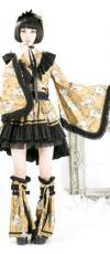 Кимоно KIMONO Punk Rave Q-114/BK-YE / Аниме / Косплей / Лолита / - маленькая картинка
