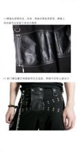 Брюки - шорты TROUSERS Punk Rave K-151/BK - маленькая картинка