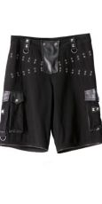 Брюки - шорты TROUSERS Punk Rave K-151/BK - маленькая картинка