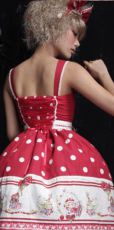 Платье DRESS Punk Rave LQ-026/RD / Аниме / Косплей / Лолита / - маленькая картинка