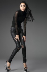 Брюки TROUSERS Punk Rave K-160/BK - маленькая картинка
