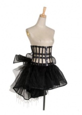 Юбка SKIRT Punk Rave Q-157/BK - маленькая картинка