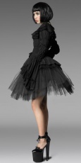 Блузка BLOUSE Punk Rave LY-041/BK - маленькая картинка
