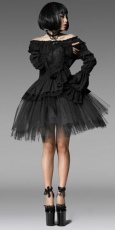 Блузка BLOUSE Punk Rave LY-041/BK - маленькая картинка