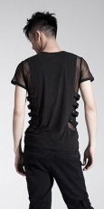 Футболка T-SHIRT Punk Rave T-311/BK-GY - маленькая картинка
