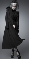 Пальто Coat Punk Rave Y-460/BK - маленькая картинка