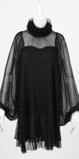 Блузка BLOUSE Punk Rave PY-017/BK - маленькая картинка