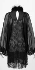 Блузка BLOUSE Punk Rave PY-017/BK - маленькая картинка
