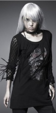 Лонгслив Longsleeve Punk Rave T-327/BK - маленькая картинка
