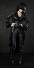 Плащ JACKET Punk Rave Y-384/BK - маленькая картинка