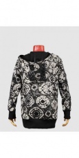  Hooded Jacket Punk Rave Y-476/BK -  