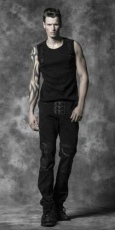 Брюки TROUSERS Punk Rave K-178/BK - маленькая картинка