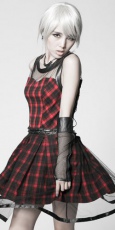 Платье DRESS Punk Rave Q-205/BK-RD / Аниме / Косплей / Лолита / - маленькая картинка