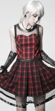 Платье DRESS Punk Rave Q-205/BK-RD / Аниме / Косплей / Лолита / - маленькая картинка