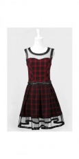 Платье DRESS Punk Rave Q-205/BK-RD / Аниме / Косплей / Лолита / - маленькая картинка