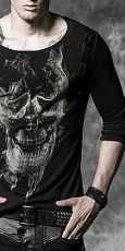 Топик TOP Punk Rave PT-017/BK - маленькая картинка