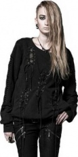 Лонгслив Longsleeve Punk Rave PY-042/BK - маленькая картинка