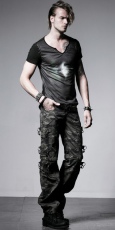 Брюки - шорты TROUSERS Punk Rave K-190/GR - маленькая картинка