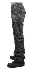 Брюки - шорты TROUSERS Punk Rave K-190/GR - маленькая картинка
