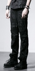 Брюки TROUSERS Punk Rave K-191/BK - маленькая картинка