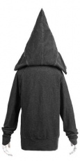 Балахон Hooded Jacket Punk Rave PY-043/BK - маленькая картинка