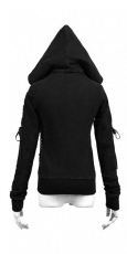 Балахон Hooded Jacket Punk Rave Y-514/BK - маленькая картинка