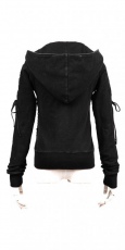 Балахон Hooded Jacket Punk Rave Y-514/BK - маленькая картинка