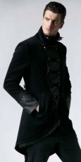 Пальто Coat Punk Rave Y-546/BK - маленькая картинка