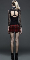 Юбка SKIRT Punk Rave Q-264/BK-RD - маленькая картинка