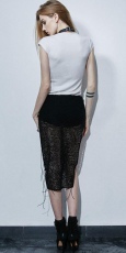 Юбка SKIRT Punk Rave Q-267/BK - маленькая картинка