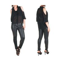 Леггинсы TROUSERS Punk Rave K-152/BK - маленькая картинка