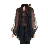 Блузка BLOUSE Punk Rave PY-017/BK - маленькая картинка