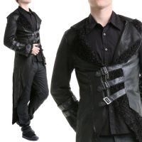 Плащ JACKET Punk Rave Y-384/BK - маленькая картинка