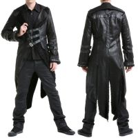Плащ JACKET Punk Rave Y-384/BK - маленькая картинка