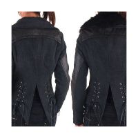 Жакет-косуха JACKET Punk Rave Y-421/BK - маленькая картинка