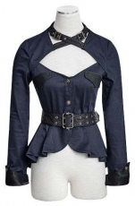 Блузка Blouse Punk Rave Y-623/BL - маленькая картинка