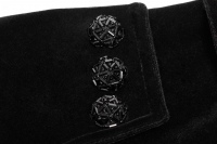 Брюки Gothic Daily Weft velveteen Trousers Punk Rave OK-336XCM/BK - маленькая картинка
