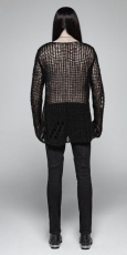 Свитер Broken Pullover Sweater Punk Rave OPM-004TMM/BK - маленькая картинка