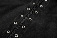 Платье Goth Retro High Neck Hollow-out Irregular Hem Mystical Dress Punk Rave OPQ-202LQF/BK - маленькая картинка