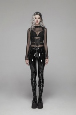 Брюки PUNK Patent Leather Pants Punk Rave WK-378XCF/BK-BRI - маленькая картинка